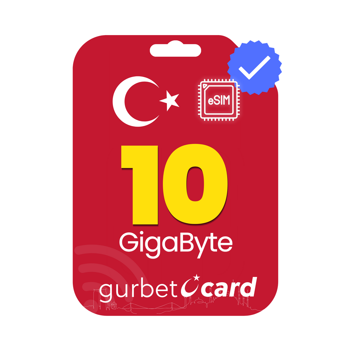 eSIM لتركيا 10 GB